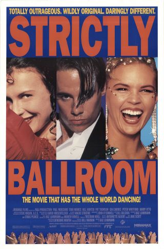 Strictly Ballroom 1992 27x41 Orig Movie Poster Fff - 45824 Rolled Bill Hunter