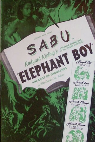 Sabu " Elephant Boy " 11 " X17 " 4 - Page Pressbook