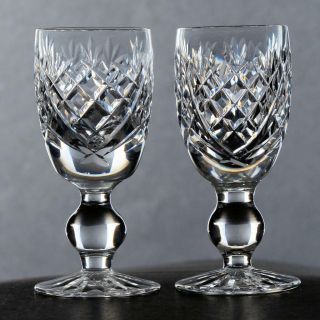 Set Of 4 Waterford " Donegal " Cordial Glasses