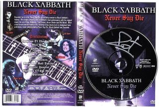 BLACK SABBATH AUTOGRAPHED SIGNED DVD ALBUM BY BILL WARD NEVER SAY DIE PROOF lp 2