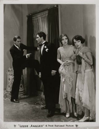 Loretta Young,  Douglas Fairbanks,  Jr Orig 1930 Scene Still.  Loose Ankles