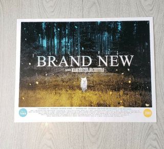 / Manchester Orchestra 2009 Fall Tour Poster Jesse Lacey Andy Hull