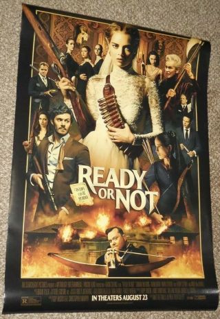 Ready Or Not (2019) D/s Orig Movie Poster 2 - Sided 27x40 Brody Weaving Horror