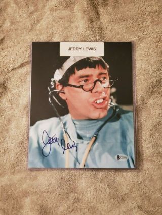 Jerry Lewis Signed The Nutty Professor 8x10 Photo Beckett Auto Autograph
