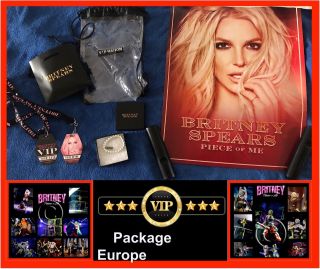 Britney Spears Piece Of Me 2018 Tour Vip Package,  Live Photo Cd 1800 Hot