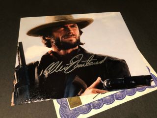 Clint Eastwood Signed Pale Rider 10x8 Photo Autograph &