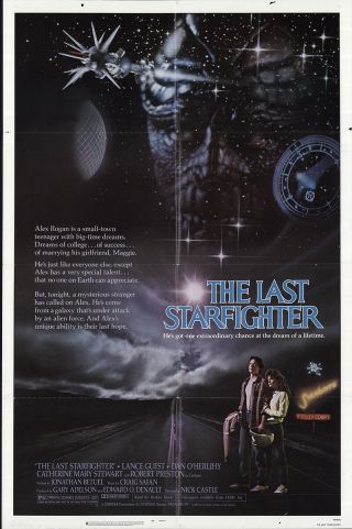 The Last Starfighter 1984 27x41 Orig Movie Poster Fff - 61887 Dan O 