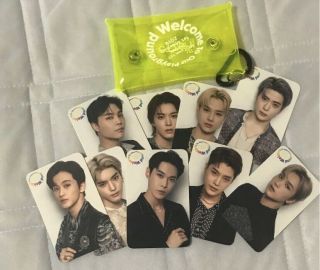 Nct127 Official 9 Photocards & Pouche 1st Fan Meeting Welcome To Our Playground