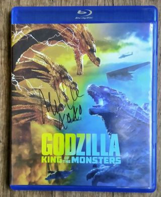 Millie Bobby Brown " Autographed " Godzilla King Of The Monsters Blu Ray/dvd