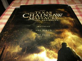 texas chainsaw massacre beginning & Land of Dead Romero rolled one sheet posters 8