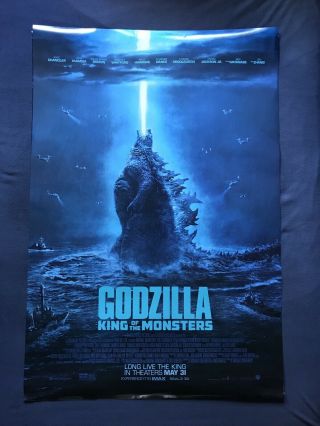 Godzilla King Of The Monsters D/s Movie Poster 27 X 40 May 21 2019