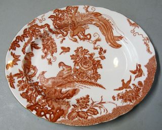 Royal Crown Derby Red Aves 13 " Oval Platter