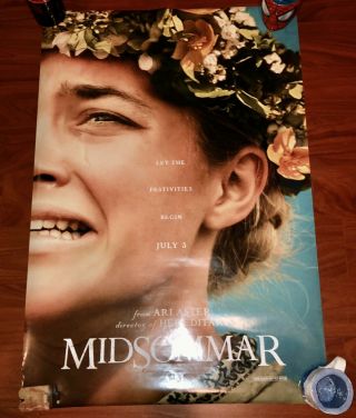 Midsommar Theatrical Movie Poster Double Sided 27” X 40”