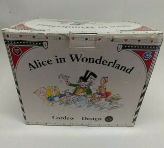 Paul Cardew " Alice In Wonderland " 12pc Tea Service Set Mad Hatter 