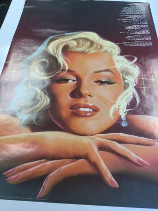 Marilyn Monroe Vintage Poster (On) CANDLE IN THE WIND.  Now $20.  00 5