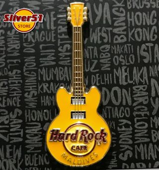 Hard Rock Cafe Maldives 3d Core Guitar Pin