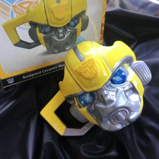 Transformers Bumble Bee Mug Sculpted Head 20oz Hasbro Coffee Cup W Box Easter