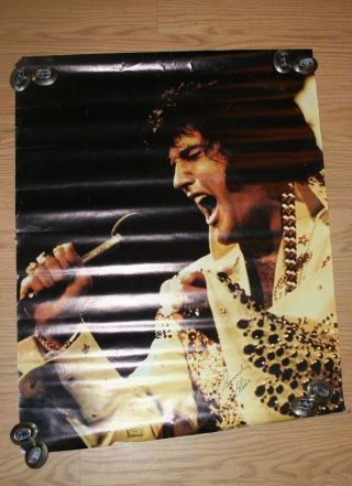 Elvis Presely Cape 22 X 28 In Poster Roadshow Merchandise On Tour 1973 - 74