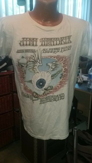 Jimi Hendrix T - Shirt,  Flying Eyeball,  Rare,  Size Small,  Single Stitch.
