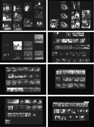 The Doors Jim Morrison In Concert 1968,  8 Rare Photo Negative Contact Sheets