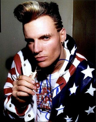 Vanilla Ice Authentic Signed Rapper 8x10 Photo W/ Certificate Autographed (a5)