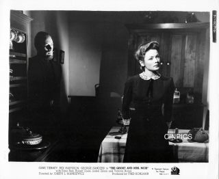 Gene Tierney,  Rex Harrison " The Ghost And Mrs.  Muir " 1947 Vintage 8x10