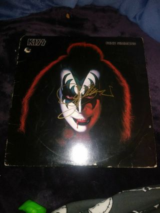 Kiss Signed/autographed 1978 Gene Simmons Solo Casablanca Lp/album/vinyl Aucoin