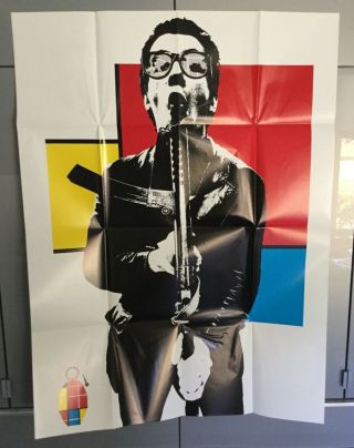 Elvis Costello / Richard Hell Rare Double - Sided Promo Poster/program