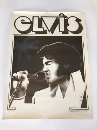 Elvis Presley 1973 1st Print Signed And Dated By David Byrd - Very Rare