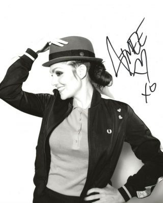 Aimee Allen Of The Interrupters Real Hand Signed Photo Autographed