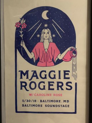 Maggie Rogers Baltimore Soundstage 5/30/18 Poster