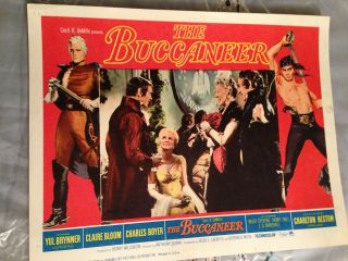Yul Brynner,  Charlton Heston,  The Buccaneer Lc 1,  2,  4,  7