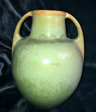 Fine Antique Fulper Pottery Two Handle Vase
