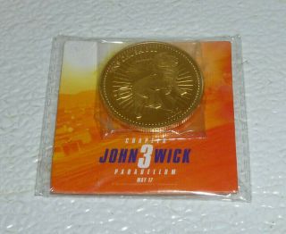 John Wick 3 Coin Parabellum Promo Official