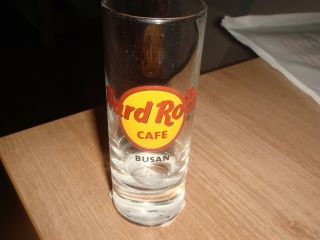 Hard Rock Cafe Busan Logo Shot Glass 4 "