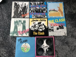 The Clash Japanese Import Singles Box Set Complete With OBI 3