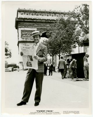 Dance Legend Fred Astaire @ Arc De Triomphe Funny Face 1957 Vintage Photograph