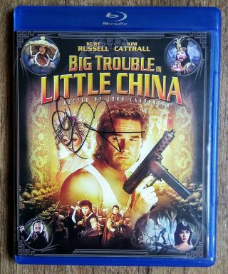 John Carpenter " Autographed Hand Signed " Big Trouble In Little China Blu Ray