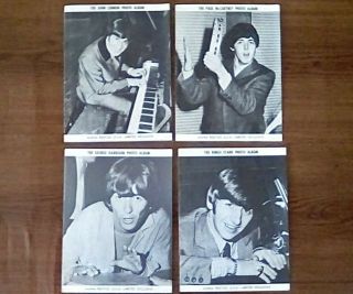 Beatles Vintage 1965 Rare Fan Club Photo Albums