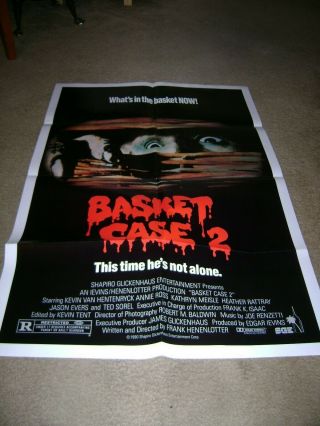 1990 Basket Case 2 Movie Poster 26 " X 40 "