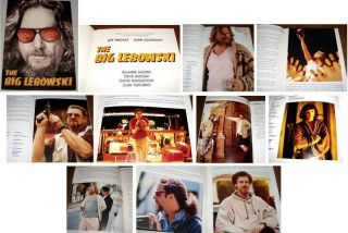The Big Lebowski Joel Coen Jeff Bridges John Goodman French Pressbook