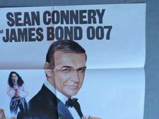 Vintage - JAMES BOND,  NEVER SAY NEVER AGAIN Movie Poster - SEAN CONNERY 3