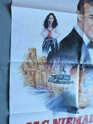 Vintage - JAMES BOND,  NEVER SAY NEVER AGAIN Movie Poster - SEAN CONNERY 4