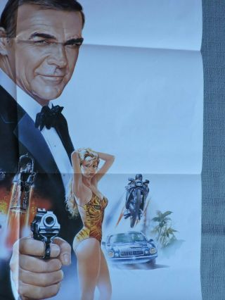 Vintage - JAMES BOND,  NEVER SAY NEVER AGAIN Movie Poster - SEAN CONNERY 5