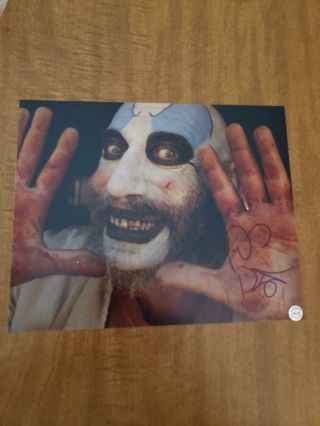 Sid Haig Hand Signed 8x10 Photo - Horror Actor Autograph - Not Reprint
