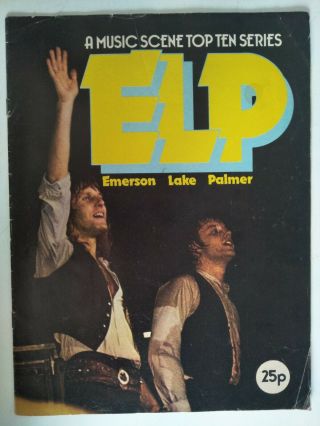 Emerson,  Lake And Palmer 1974 Souvenir Booklet 