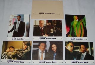 Get Carter Sylvester Stallone Michael Caine Mickey Rourke 6 French Lobby Cards