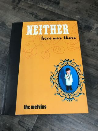 Melvins Neither Here Nor There Book,  Cd Buzzo Rare Oop