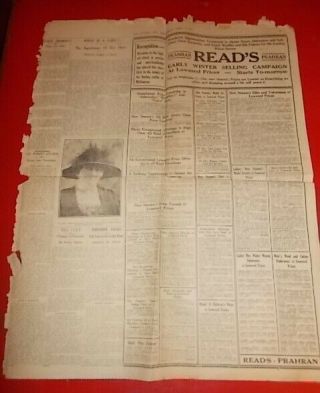 1923 Antique Ad THE OLD HOMESTEAD Theodore Roberts HOYTS THEATRE Melbourne 4