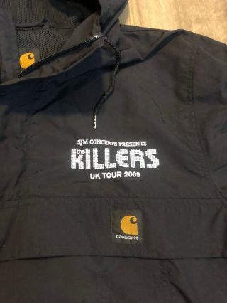 The Killers Uk Tour 2009 Crew Windbreaker Carhartt Jacket - Size Medium